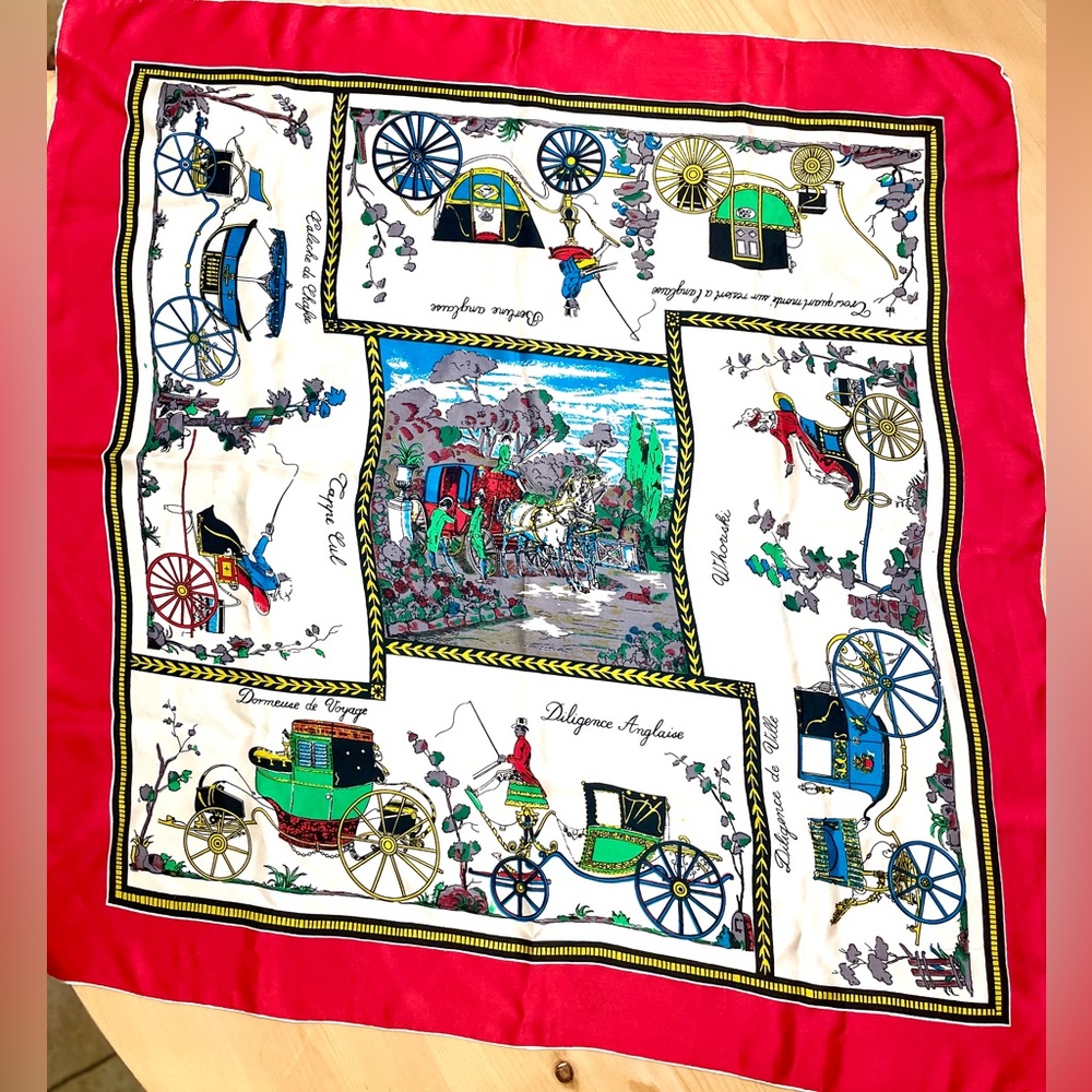 Vintage Hermes Scarf Charles Pitner 1939
